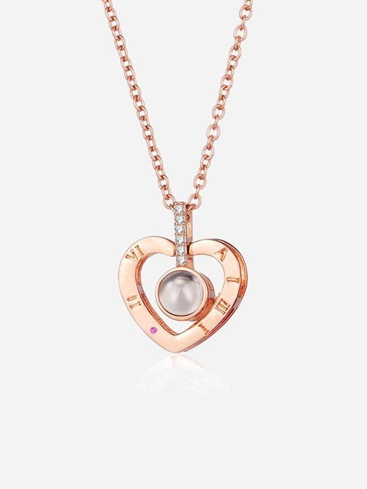 Heart Pendant Projection Necklace - LuckyFash™