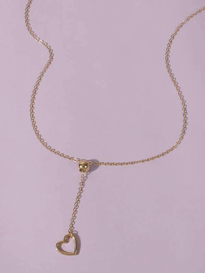 Heart Pendant Y-lariat Necklace - LuckyFash™