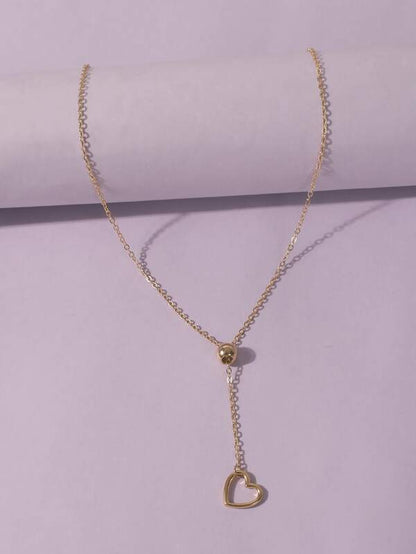 Heart Pendant Y-lariat Necklace - LuckyFash™