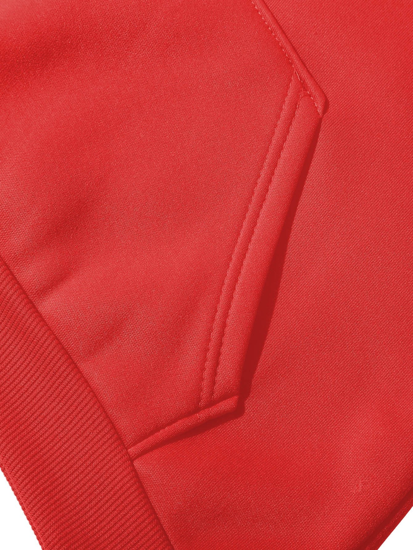 Heart Print Drop Shoulder Hoodie - LuckyFash™