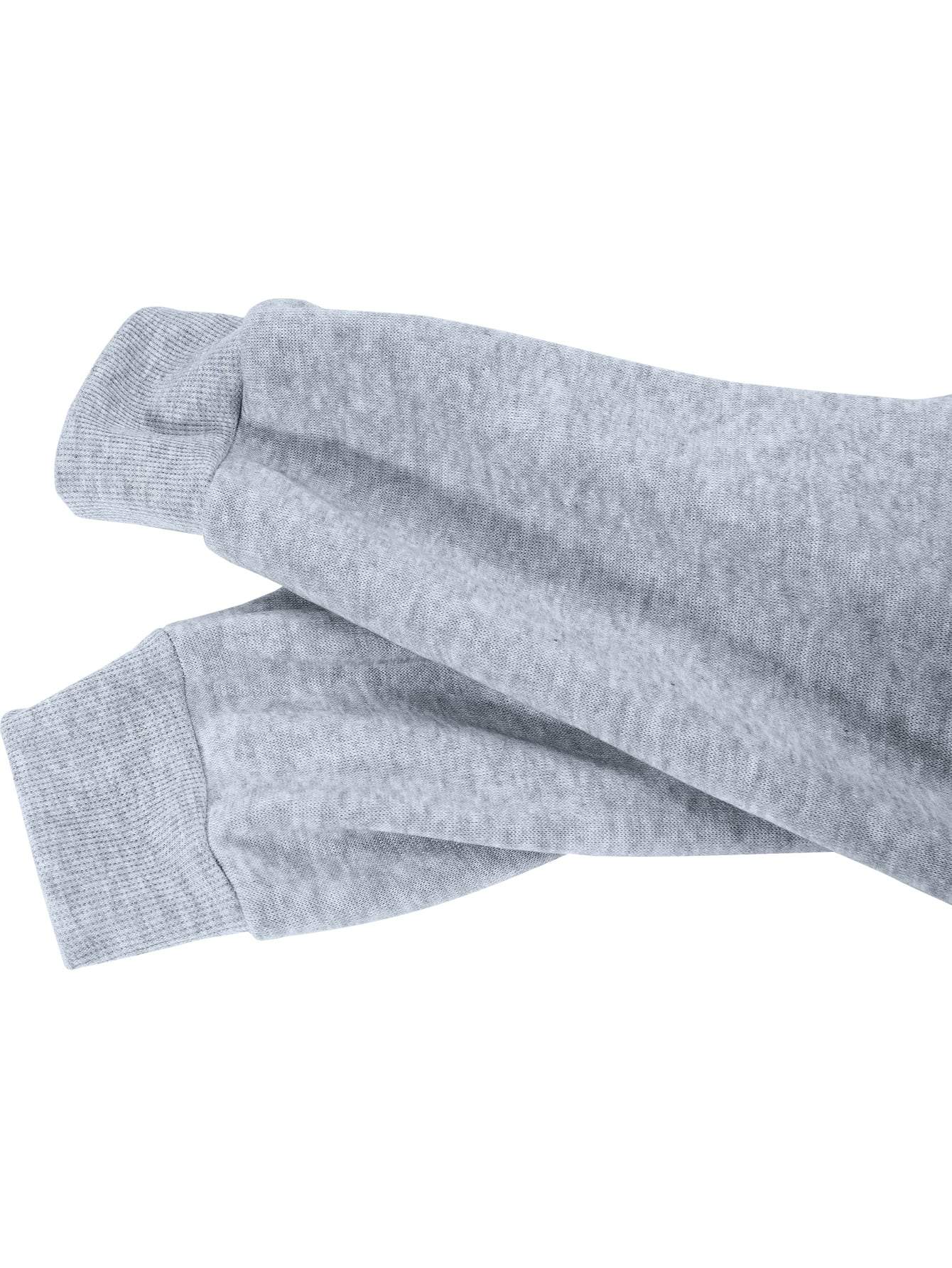 Heart Print Drop Shoulder Hoodie - LuckyFash™