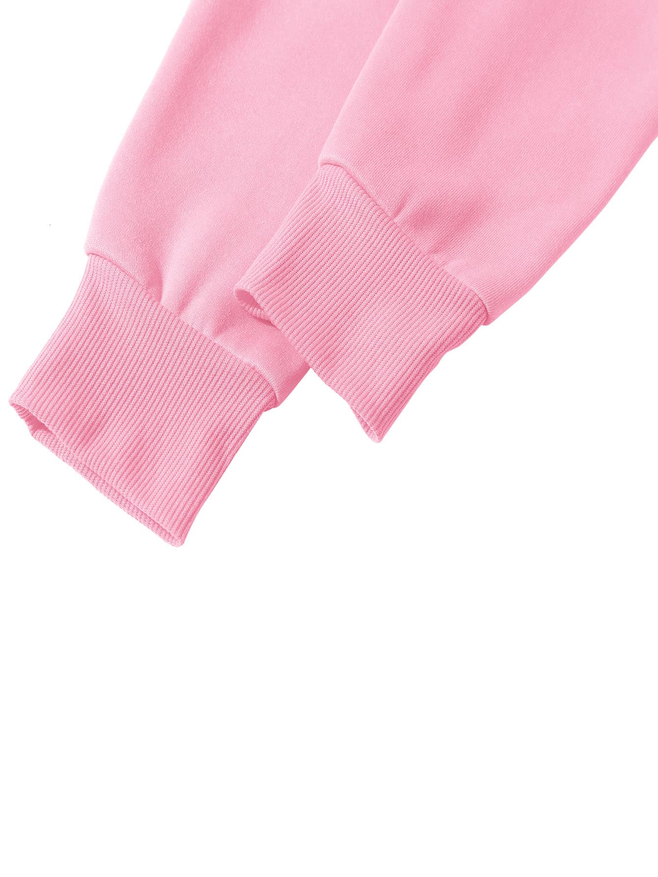 Heart Print Drop Shoulder Hoodie - LuckyFash™