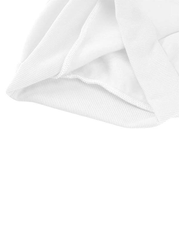 Heart Print Drop Shoulder Hoodie - LuckyFash™