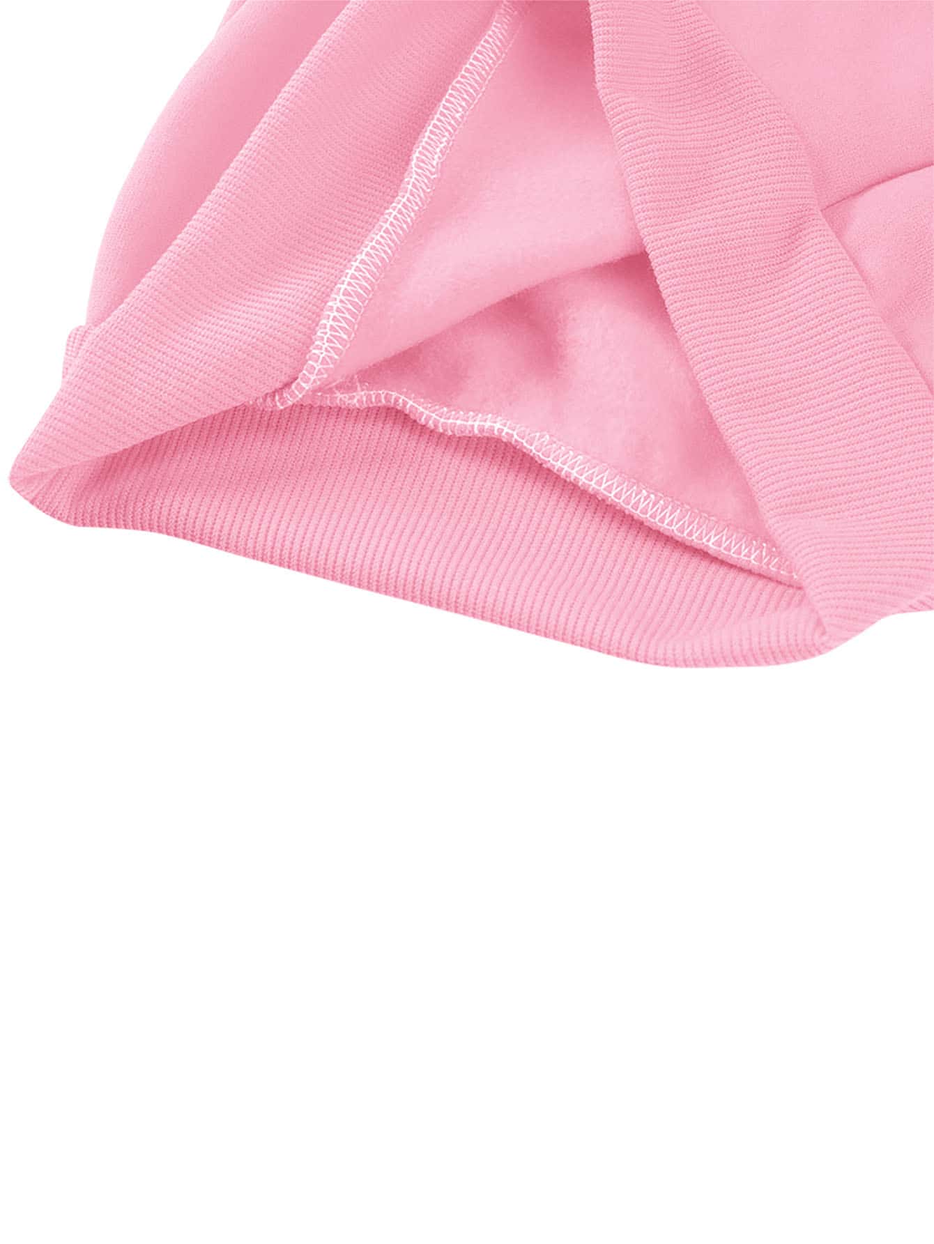 Heart Print Drop Shoulder Hoodie - LuckyFash™