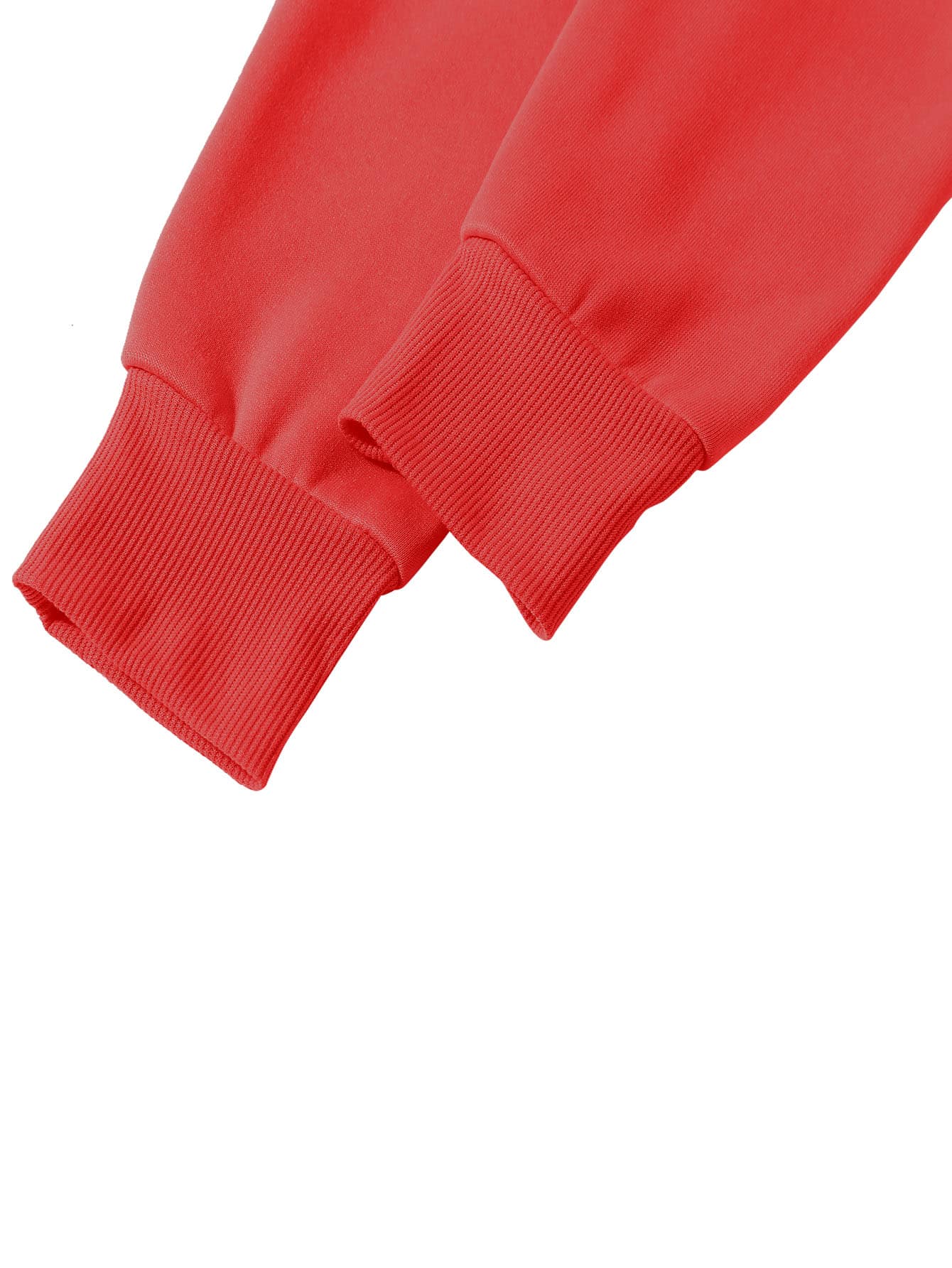 Heart Print Drop Shoulder Hoodie - LuckyFash™