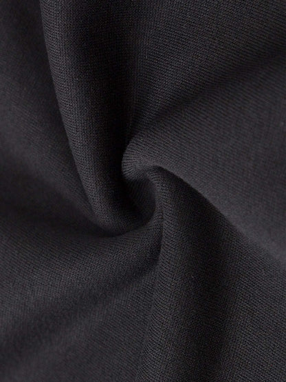 Heart Print Kangaroo Pocket Drawstring Hoodie - LuckyFash™