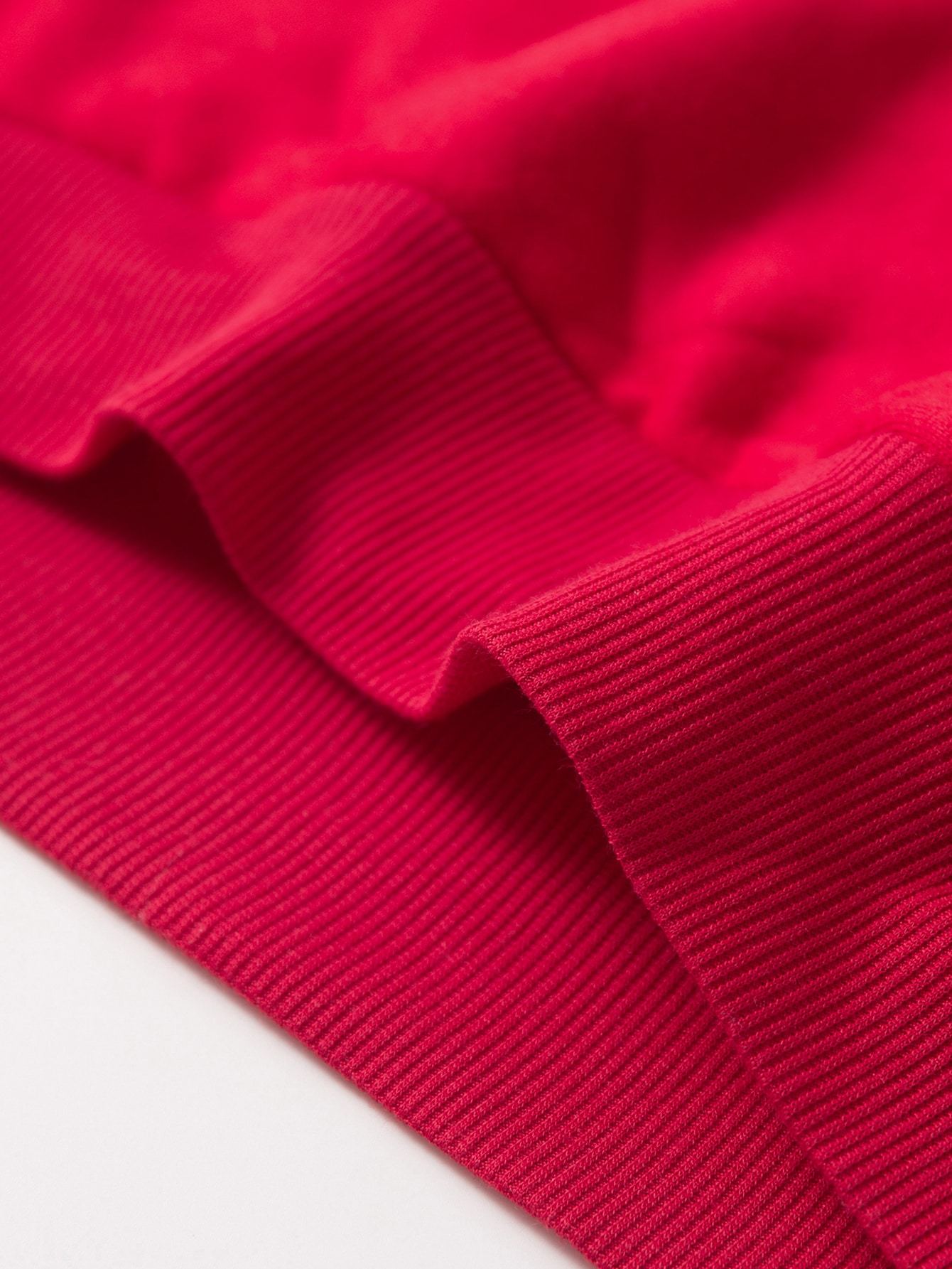 Heart Print Kangaroo Pocket Thermal Hoodie - LuckyFash™