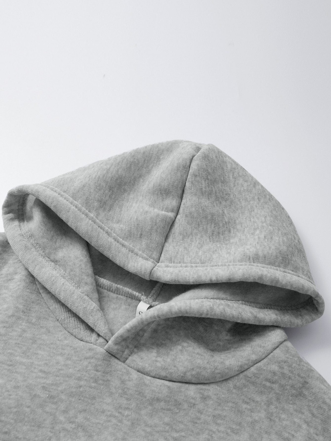 Heart Print Kangaroo Pocket Thermal Hoodie - LuckyFash™