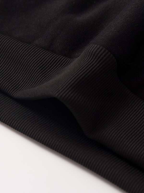 Heart Print Kangaroo Pocket Thermal Hoodie - LuckyFash™