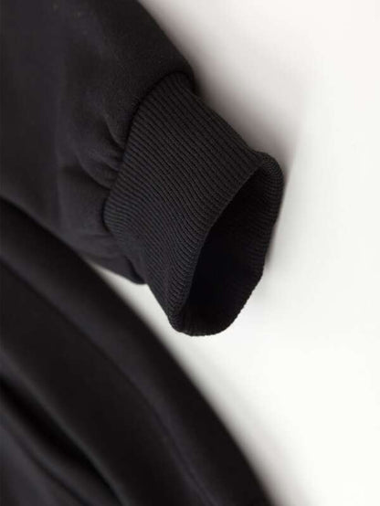 Heart Print Thermal Lined Hoodie - LuckyFash™