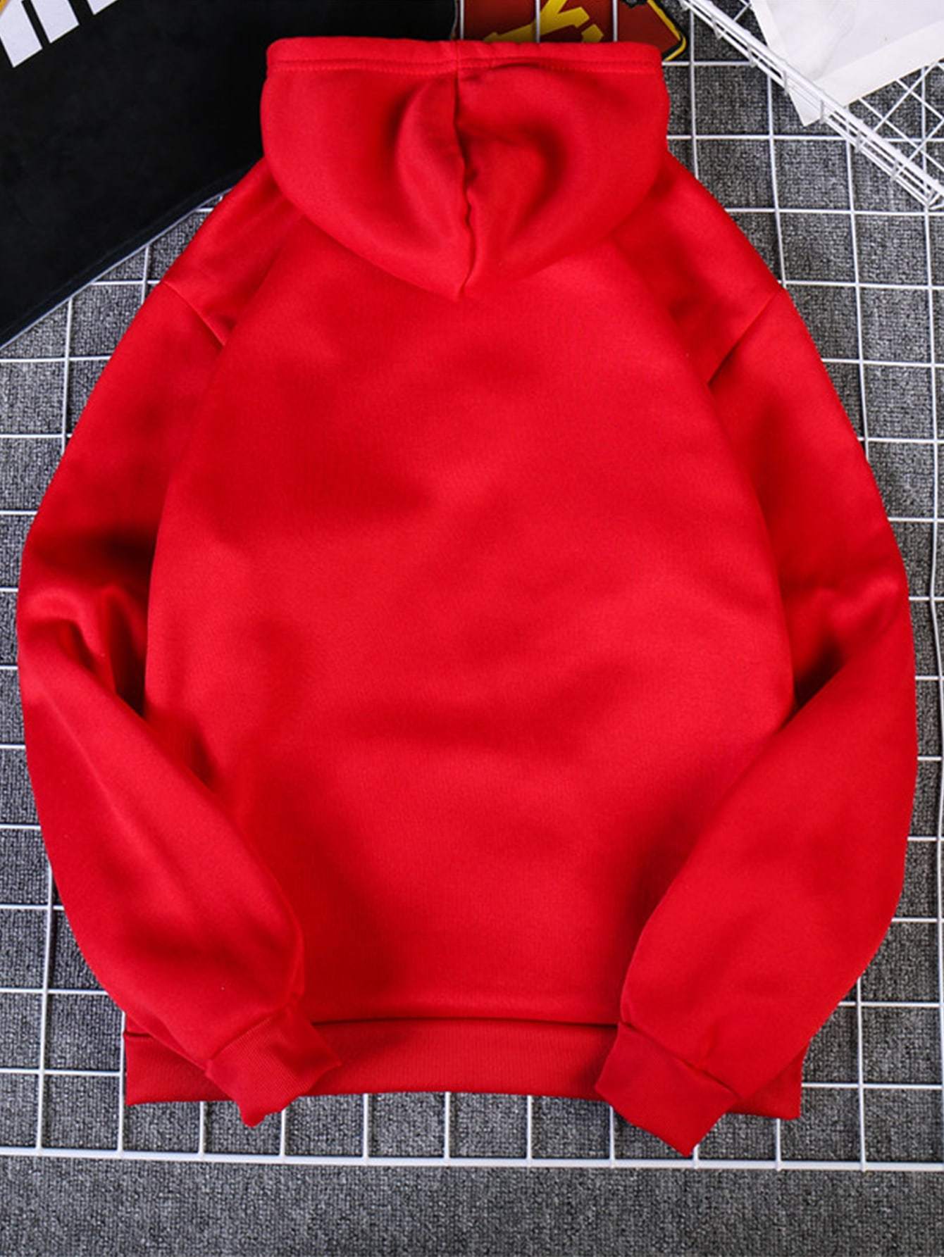 Heart Print Thermal Lined Hoodie - LuckyFash™