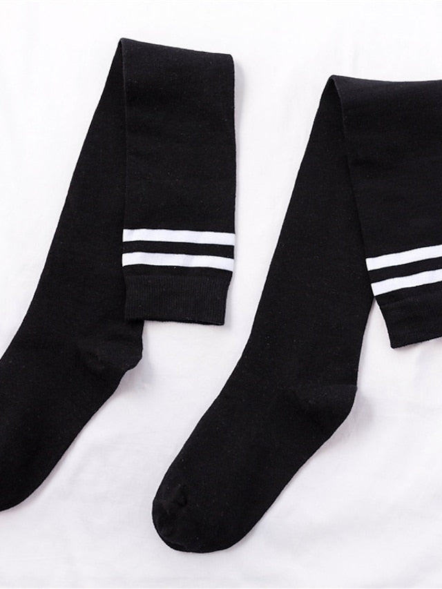 Women's Stockings Party Gift Daily Plaid Polyester Acrylic Fibers Casual Classic Casual / Daily 1 Pair - LuckyFash™