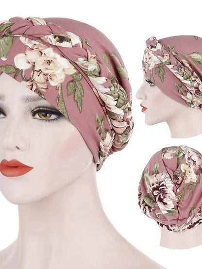 Cotton Print Muslim Turban Scarf For Women Islamic Inner Hijab Caps Arab Wrap Head Scarves Femme Musulman Turbante Mujer - LuckyFash™