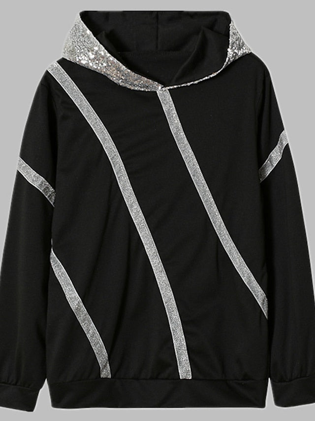 Women's Hoodie Pullover Casual Silver Light gray Camo / Camouflage Loose Fit Daily Hooded Long Sleeve S M L XL XXL - LuckyFash™