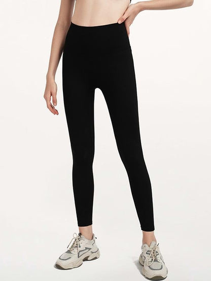 High Waist Breathable Fitness Leggings With Wide Waistband - LuckyFash™