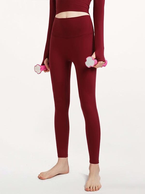 High Waist Breathable Fitness Leggings With Wide Waistband - LuckyFash™