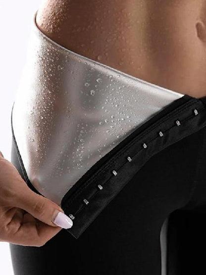 High Waist Sauna Sweat Leggings - LuckyFash™
