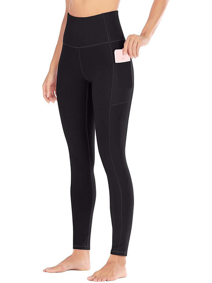 High Waist Skinny Fitness Pants With Pockets - LuckyFash™