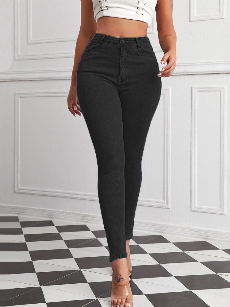 High Waist Stretch Plus Size Pencil Pants - LuckyFash™