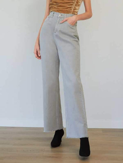 High Waist Wide Leg Jeans - LuckyFash™