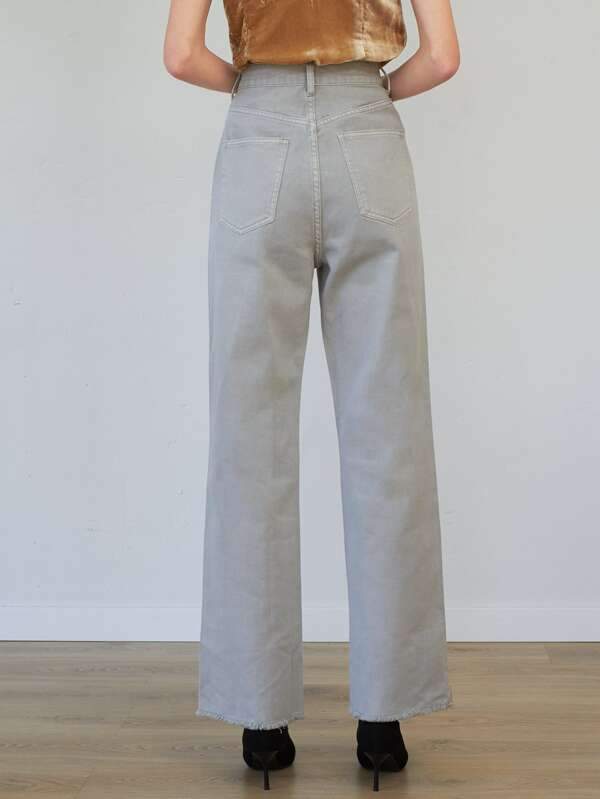 High Waist Wide Leg Jeans - LuckyFash™