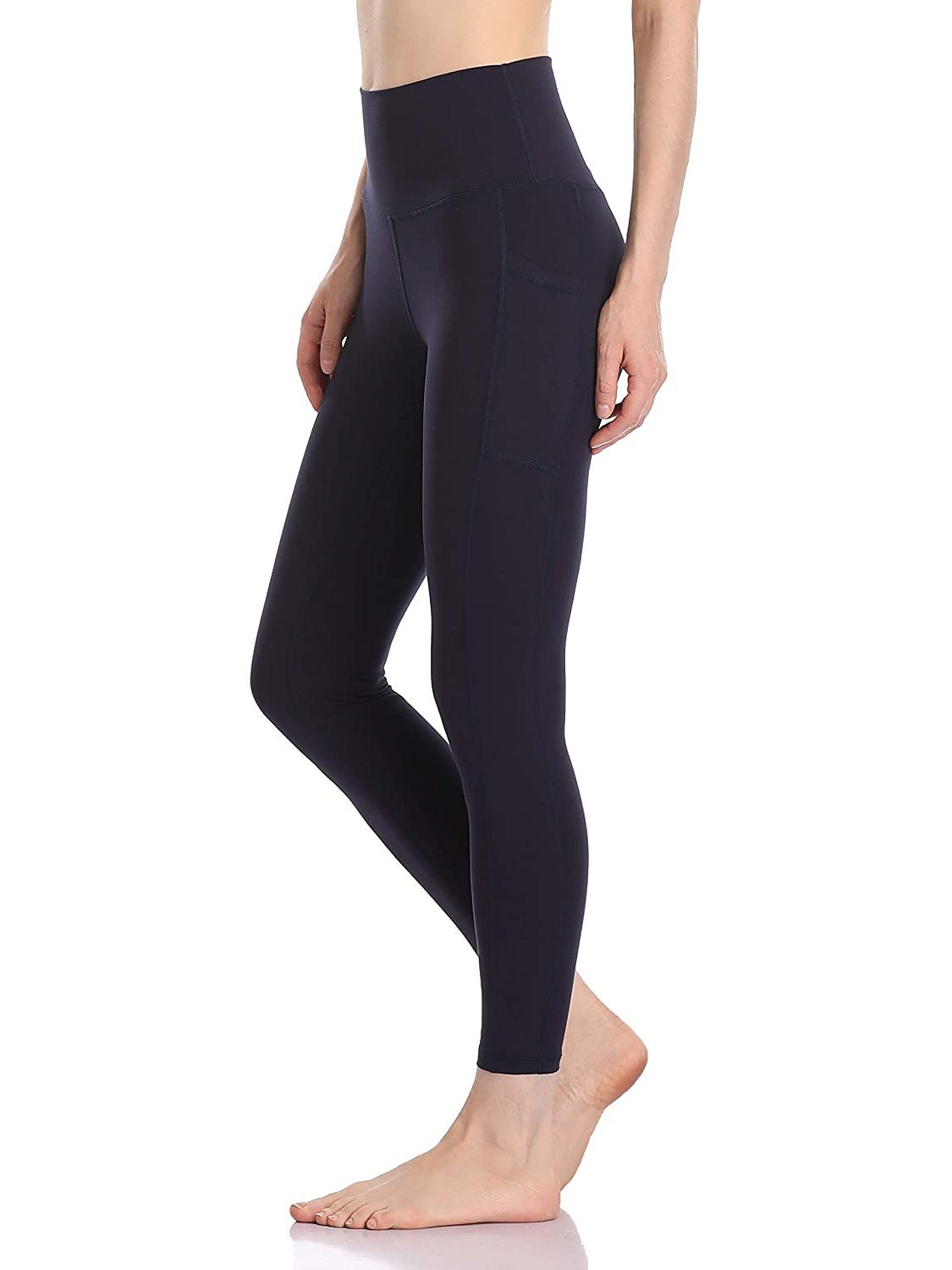 High-waist Yoga Pants Nine-point Leggings With Pockets - LuckyFash™