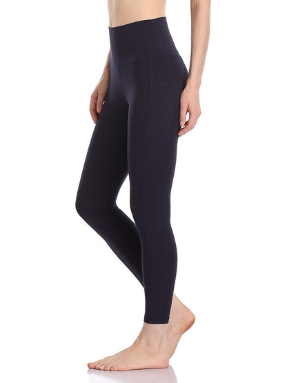 High-waist Yoga Pants Nine-point Leggings With Pockets - LuckyFash™