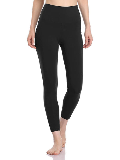 High-waist Yoga Pants Nine-point Leggings With Pockets - LuckyFash™