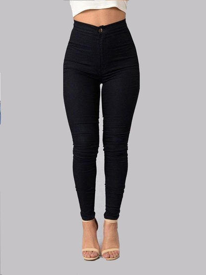 High Waisted Pencil Jeans - LuckyFash™