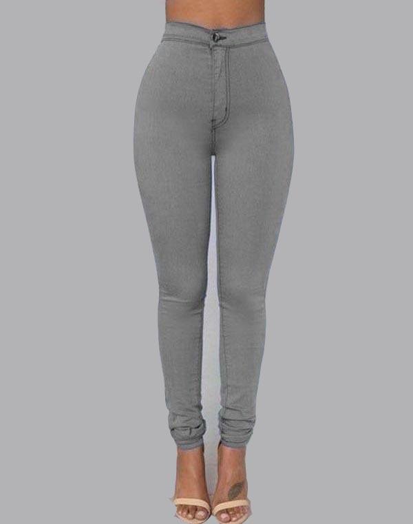 High Waisted Pencil Jeans - LuckyFash™