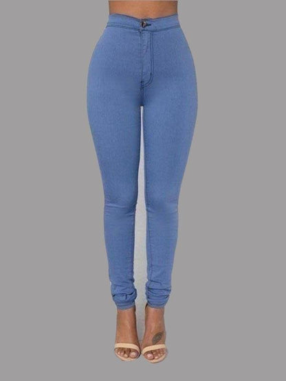 High Waisted Pencil Jeans - LuckyFash™