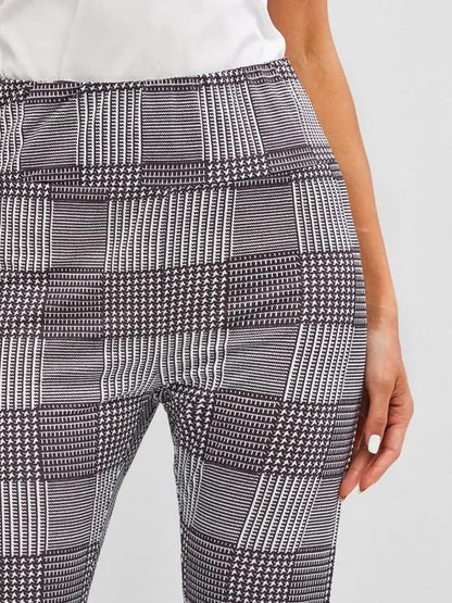 High Waisted Plaid Leggings - LuckyFash™