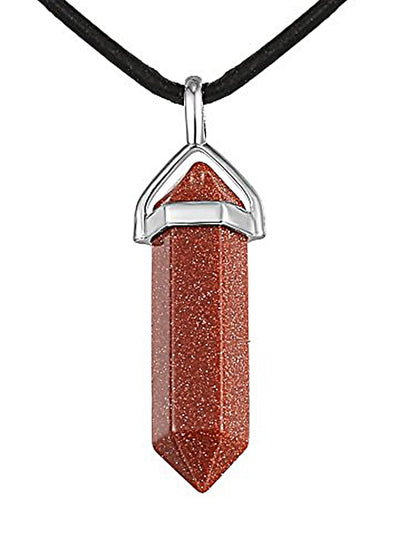 Pendant Necklace For Women's Turquoise Crystal Party Casual Daily Synthetic Gemstones Crystal Turquoise Black - LuckyFash™