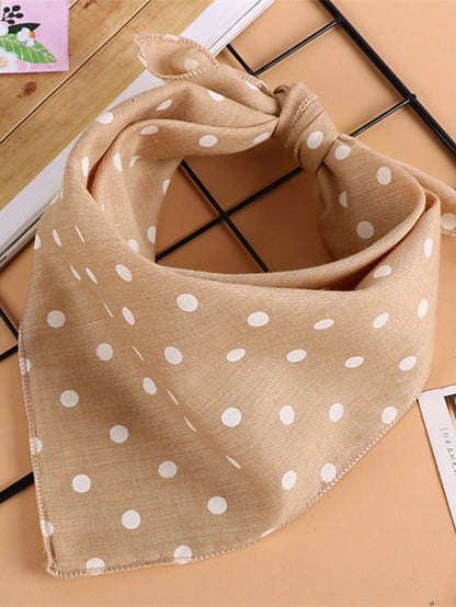 Polka Dots Kerchief Pink Green Blue Scarfs Birthday Gift Accessories - LuckyFash™
