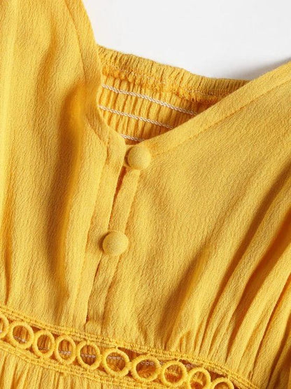 Hollow Out A Line Cami Dress - LuckyFash™