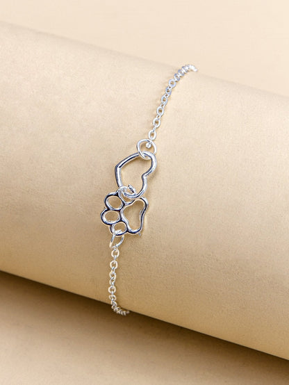 Hollow Out Heart Decor Bracelet - LuckyFash™