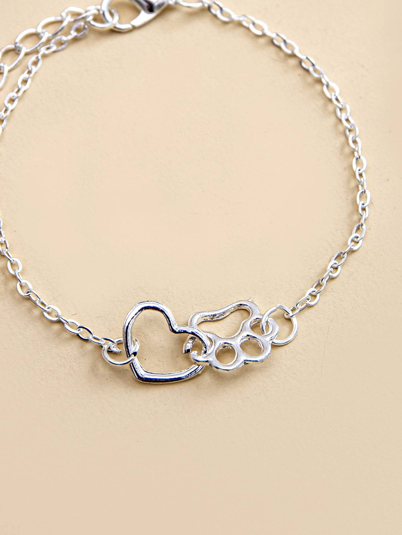 Hollow Out Heart Decor Bracelet - LuckyFash™