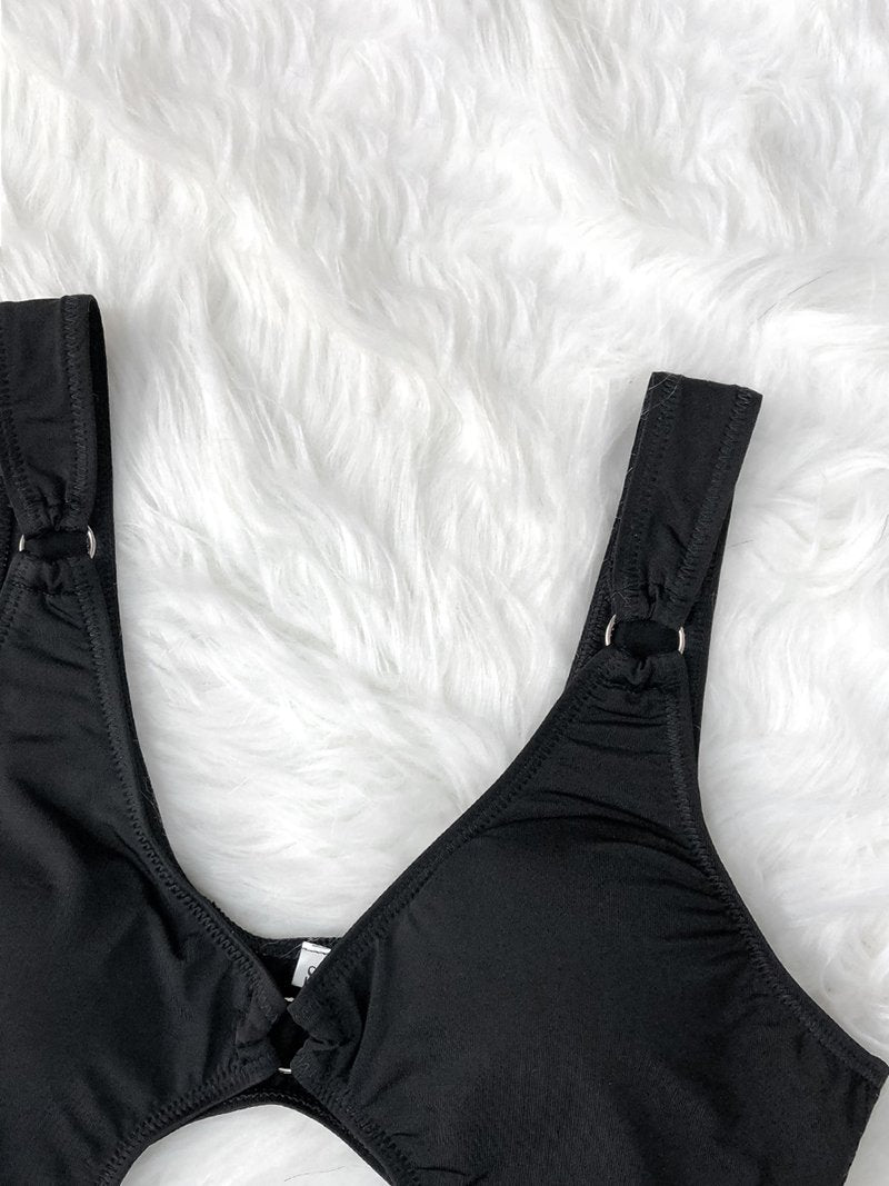 Hollow Strap Chic Swimsuit One-piece Bikini - LuckyFash™