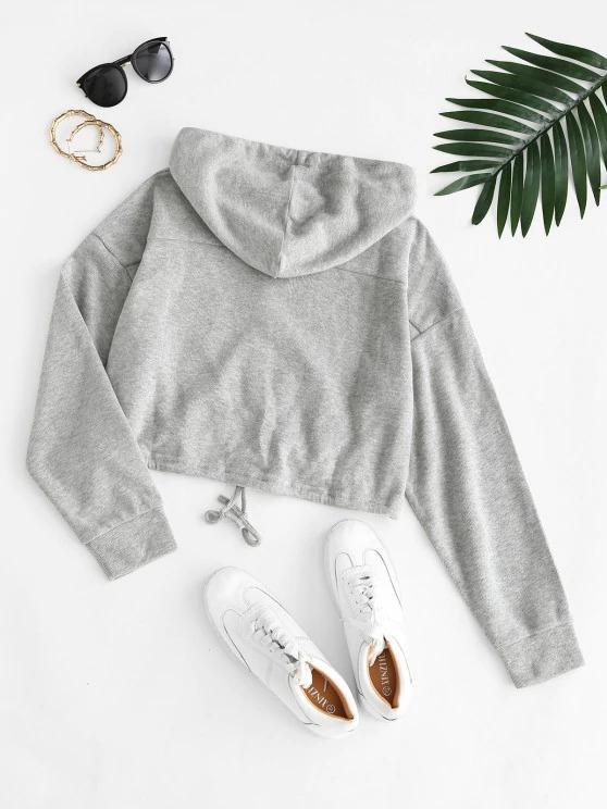 Hooded Front Pocket Knit Jacket - LuckyFash™