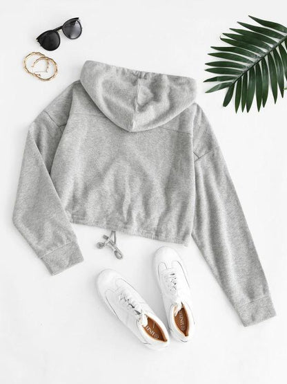 Hooded Front Pocket Knit Jacket - LuckyFash™