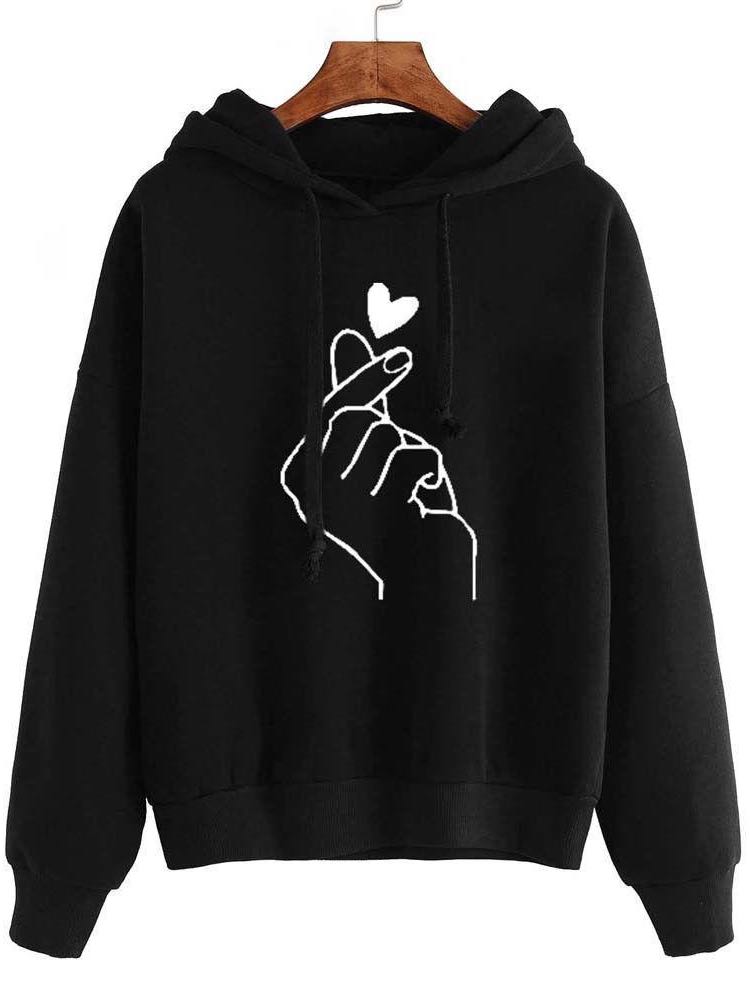 Hooded Sweater Women Loose Clothes - LuckyFash™