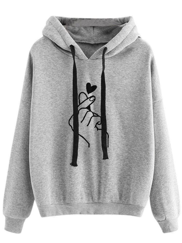 Hooded Sweater Women Loose Clothes - LuckyFash™