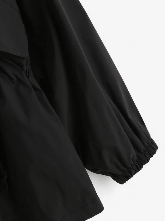 Hooded Zippered Pockets Cargo Jacket - LuckyFash™