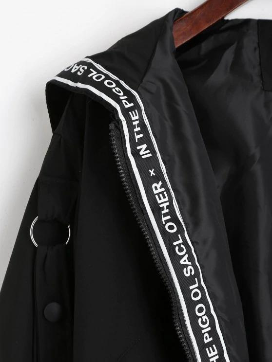 Hooded Zippered Pockets Cargo Jacket - LuckyFash™