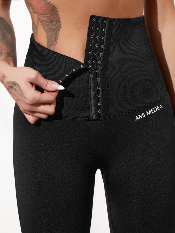 Hook Girdle Waist Sports Leggings - LuckyFash™