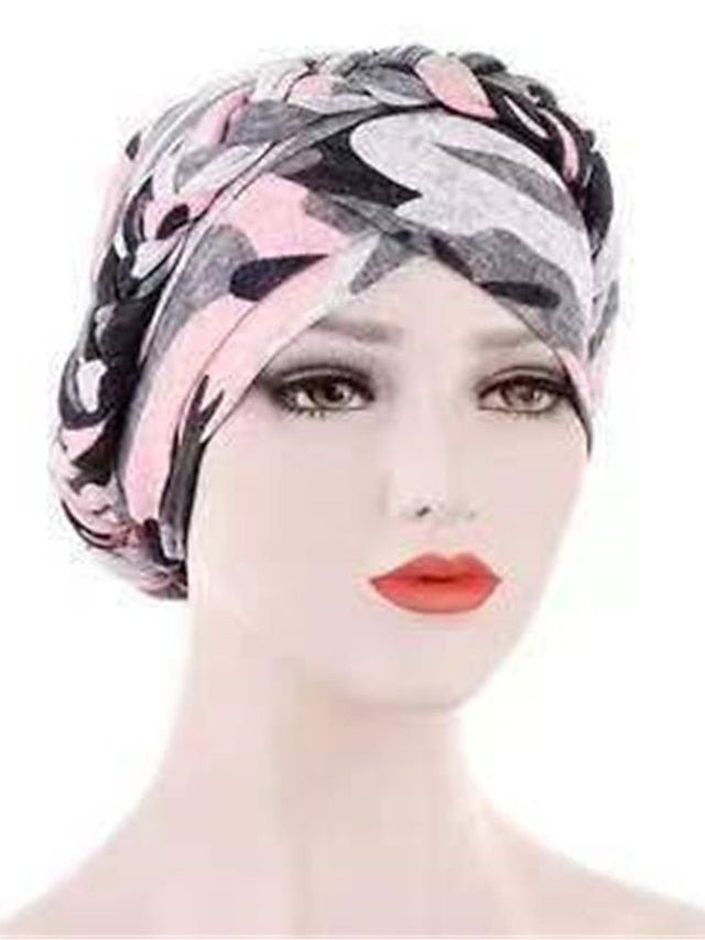 Cotton Print Muslim Turban Scarf For Women Islamic Inner Hijab Caps Arab Wrap Head Scarves Femme Musulman Turbante Mujer - LuckyFash™