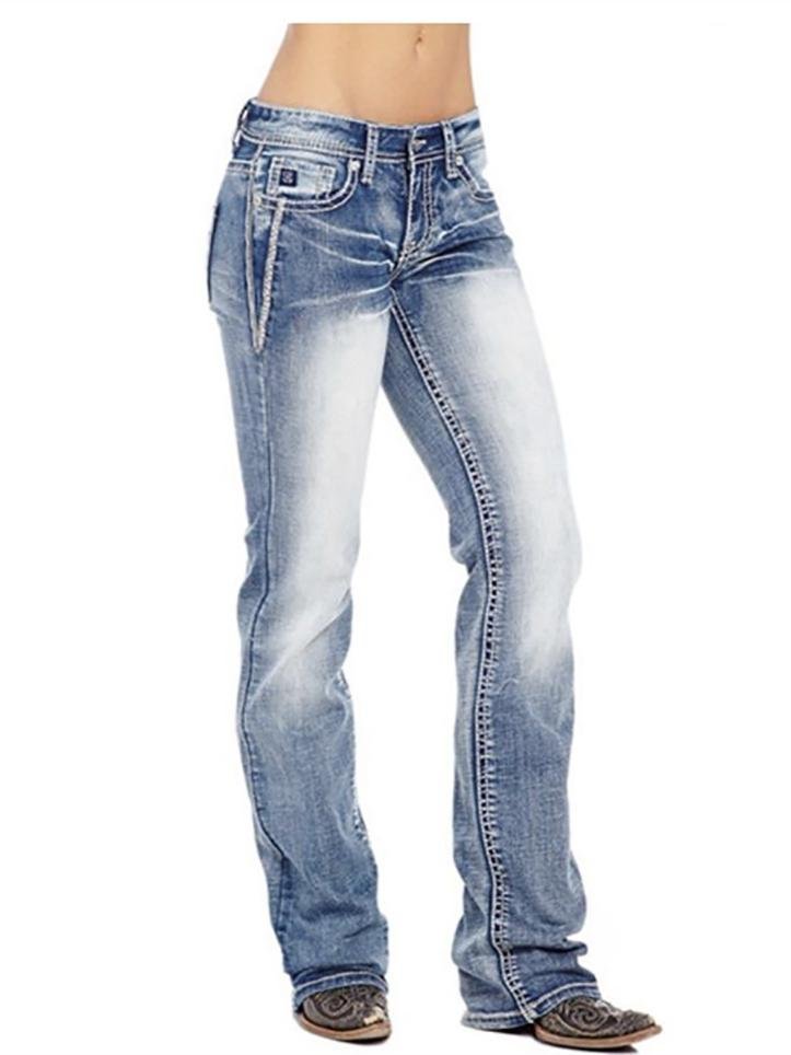 Hot-selling Women Slim Plus Size Denim Pants - LuckyFash™