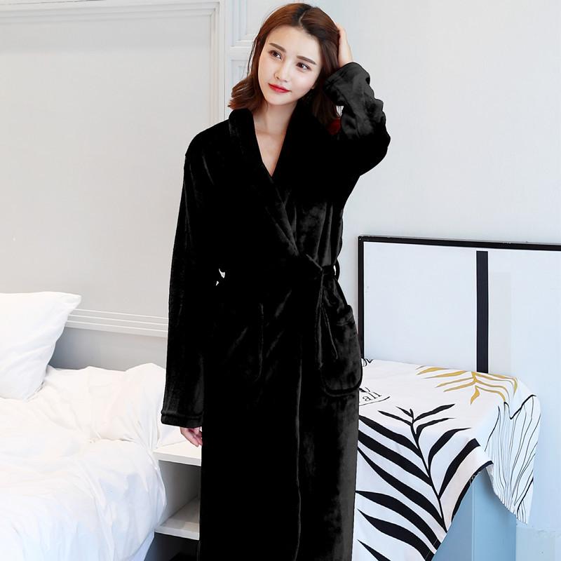 Hotel Spa Collection Herringbone Textured Plush Robe - LuckyFash™