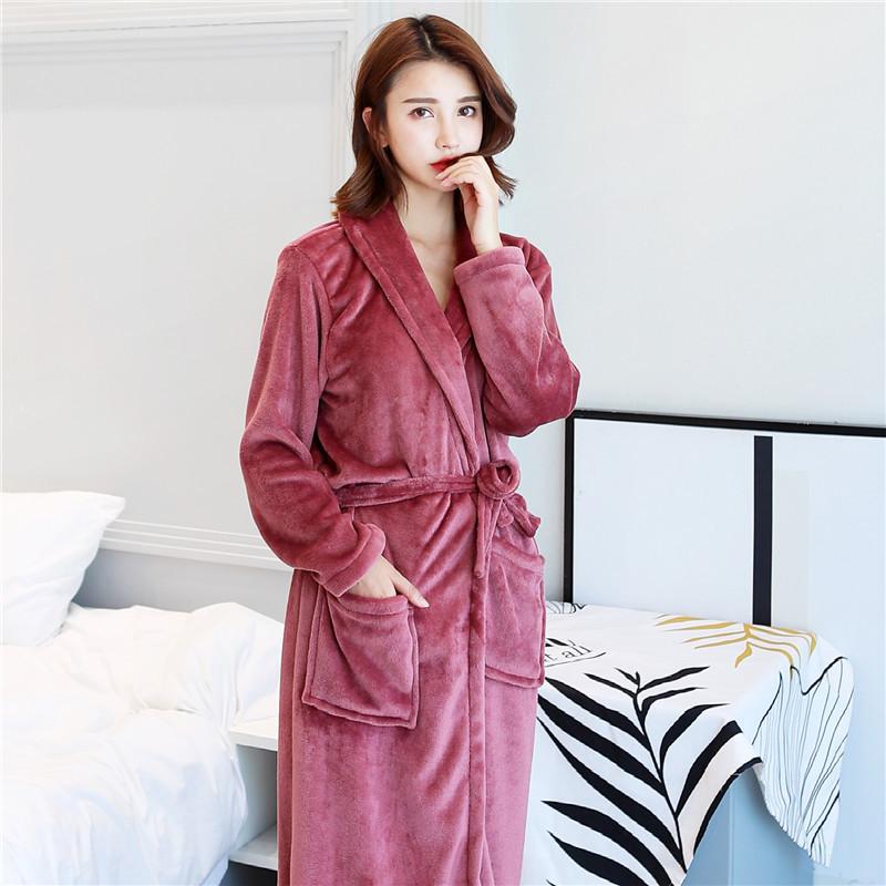 Hotel Spa Collection Herringbone Textured Plush Robe - LuckyFash™