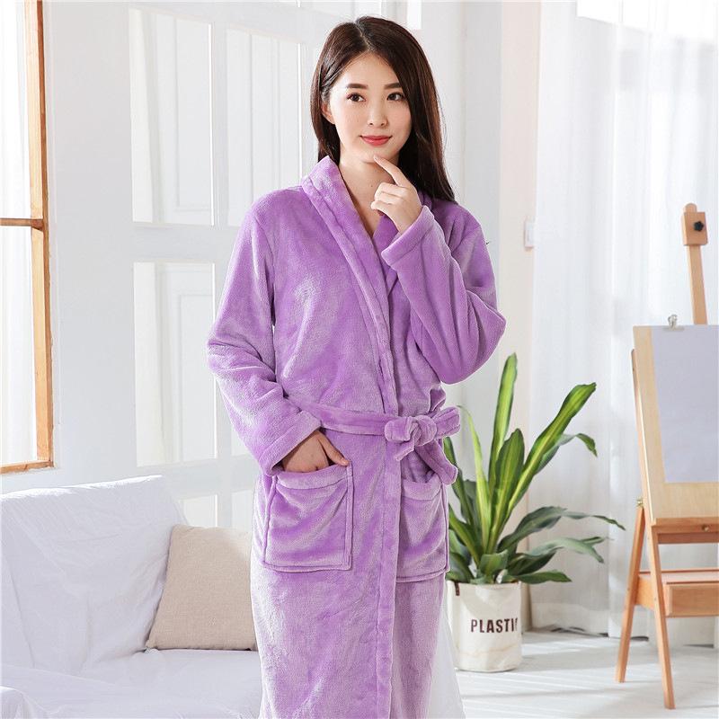 Hotel Spa Collection Herringbone Textured Plush Robe - LuckyFash™